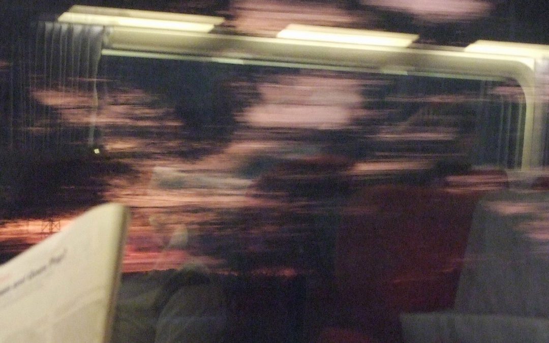 En train